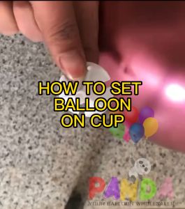 [PANDA] 40cm Balloon Stick and Cup Batang Belon for Foil Balloon Latex Balloon Transparent White Colorful