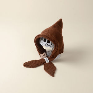 Kids Woolen Cap Girl Autumn and Winter Warm Earflaps Cap Cute Elf Hat Boy Winter Hat Baby Hat Winter