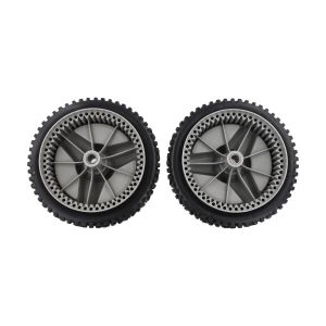 580365301 Front Drive Wheels for HU675AWD HU700AWD HU7 Lawn Mower Models Engineered for Durability and Smooth Lawn Operation