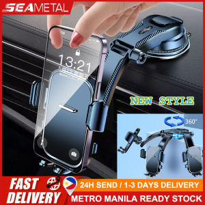 SEAMETAL Car Dashboard Phone Holder Universal Auto Cellphone Stand For GPS Navigation Universal Desk Windshield Hanging Mount