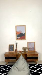 COVER BEAN BAG TRIANGLE SIZE MEDIUM ll KURSI SANTAI ll EXPLORE STORE PROJECT