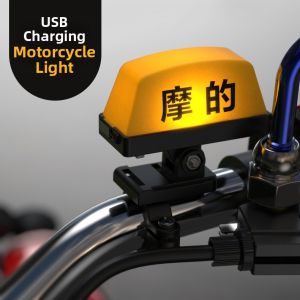 Creative Rechargeable Helmet Decorative Warning Light