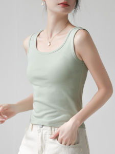 MOCHU | Summer Outerwear Sleeveless Wide-Strap Tank Top