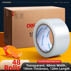 deli | High Viscosity Transparent Packaging Tape Large Roll Sealing Tape Deli Business Supplies Stationery Electric Teaching Culture Goods
