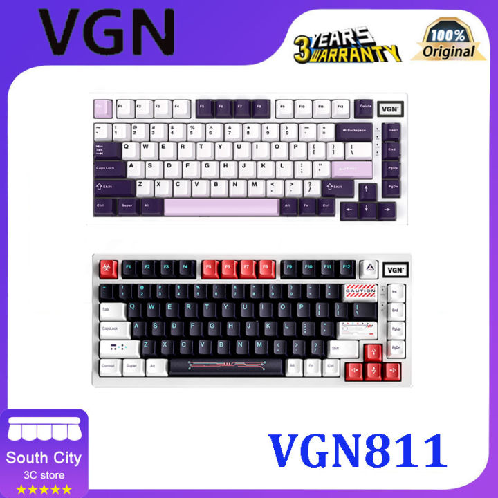 VGN VGN811 Gaming Power Custom Keyboard TTC Fast silver switch V2 RGB ...