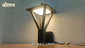 Modern Outdoor Lamp Wall Die-Cast Material 12w Wall Light IP65 Weatherproof Lamp.