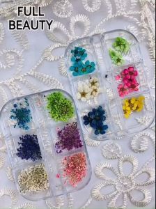 คุณสมบัติของดอกไม้แห้งติดเล็บ คุณสมบัติของดอกไม้แต่งเล็บ พร้อมส่งในไทย - ราคาประมาณ 1,500 บาท