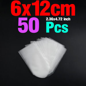 MNFT 50Pcs Water Soluble PVA Bag Carp Fishing Tackle Water Dissolving Bags for Fishing Feeder Coarse Bait Bag