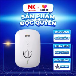 Máy nước nóng Ferroli Divo SPK 4.5S Trắng Máy Nước Nóng An Toàn Chống Rò Rỉ Máy Nước Nóng Bảo Hành 18 Tháng - Lazada