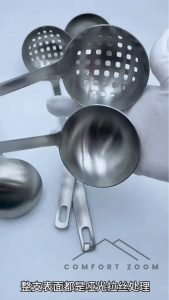 304 Stainless Steel Hot Pot Set - Strainer Soup Ladle & Spoon Set