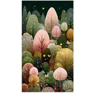 500/1000/1200/2000PCS Magical Forest Tree Landscape Rectangle Paper Jigsaw Puzzle For Adults Home Decoration Gift Brain Teaser