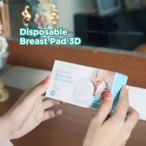 [CHÍNH HÃNG] Miếng Lót Thấm Sữa MOOIMOM Dáng 3D Siêu Thấm Mỏng Nhẹ và Siêu Dính Cao Cấp (Hộp 30 Miếng) BPD2101_D3_30