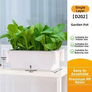TMCG | Self-watering Lazy Persons Vegetable Growing Pot Multi-level