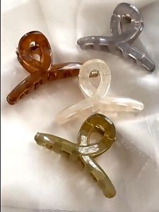 Tooyoo Girls Heart Versatile Side Mini Hairpin Jelly Color Lovely Exquisite Little Hair Claw Clip