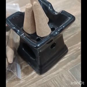 Paket Bukhur 3Pack isi 25pcs Dupa Kerucut Mabkhara Keramik Kemenyan Arab Buhur Wewangian Aromaterapi