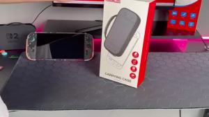 Túi Đựng Máy Nintendo Switch 2 Dung Tích Lớn Chất Liệu PU Cứng Cáp Di Động Có Ngăn Đựng Thẻ Game & Phụ Kiện Phiên Bản 2025