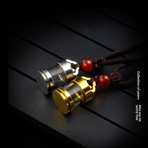 Buddhist Sutra Amulet Necklace Pendant