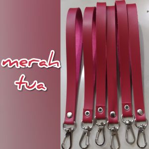 Tali Dompet Kulit Sintetis Premium dengan Kait Pengait Kuat – Strap Gantungan Dompet / Tas (1 Pcs)