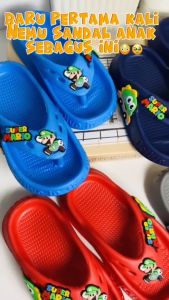 MYSANDAL99 - ORICON 2311D-1/2311C-1 Sendal Jepit Anak Laki-Laki Motif SuperMario Lucu Nyaman Dipakai