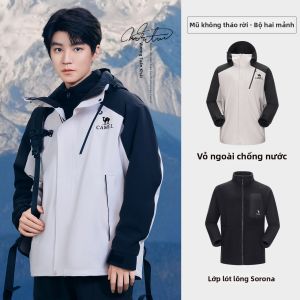 CAMEL | Áo Khoác Ba Tác Năng Cách Nhiệt Chống Gió cho Ngoài Trời