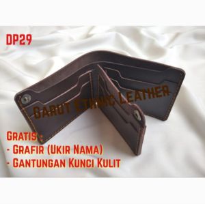 Dompet Kulit Pendek Pria Pull Up Premium Full Kulit 3 Layer Garut Handmade (DP29)