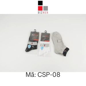 Tất Vớ nam ARISTINO Bizmen cổ trung phối màu kẻ ngang nano Ag+ kháng khuẩn khử mùi chống hôi chân - CSP08