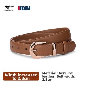 SEPTWOLVES | Womens Buckle Leather Belt