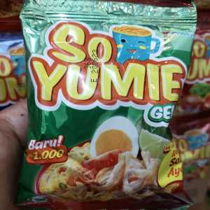 Mie SO Yumie Gelas 1 Renceng Isi 10 Pcs: Makanan Praktis untuk Bekal