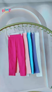 Skinny Pants for Kids Girls 3-12 Years Old Korean Style OOTD Stretchable Plain Jeggings Pants for Girls