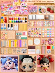 DIY Kindergarten Clay White Luminous