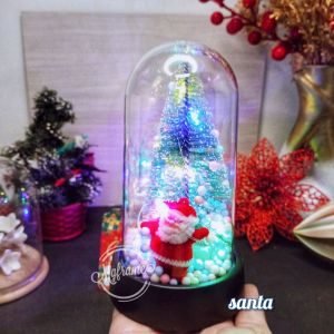 Lampu LED Pohon Natal Santa Free Box Untuk Gift Hampers Souvenir Kado Kenangan Hadiah Merry Christmas