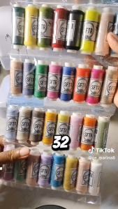 1 Renteng 32 pcs - BENANG JAHIT SAFITRI mutu terjamin/Warna warni 200yard