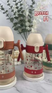 Momosee PPSU Botol Minum Susu Anak Botol Anak Indikator Suhu Botol Minum Anti Tumpah BB34