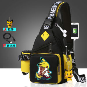 Túi Đeo Chéo Hoạt Hình Thời Trang Thường Ngày Cho Nam Túi Đeo Vai Đơn Giản Túi Đeo Chéo Thanh Lịch Cho Thanh Thiếu Niên Túi Đeo Hông