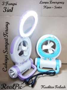 Kipas Angin Meja Portable & Kipas Lampu Emergency: Rekomendasi Produk Terbaik