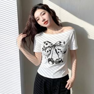 AIYITI | Slimming Crop Top T-Shirt Large Size Womens Clothing
