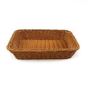 Handwoven Wicker Storage Basket Cosmetic Box Snack Basket Display Organizer Handmade Storage Basket for Household Use