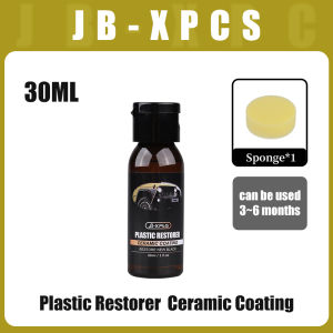 Car Plastic Restorer Ceramic Coating 2-3 Years Long-Lasting Protect Repair Whitening Black Shine Plastic Trim & Rubber Care