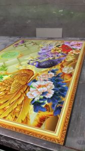 Tranh trang trí phòng ngủ - gạch tranh 3D