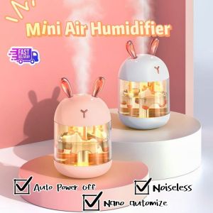 带精油芳香疗法的USB超声波加湿器