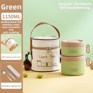 YOULUNMEI | 24-Hour Heat Retention Multi-Layered Insulated Lunch Box for Students and Office Workers