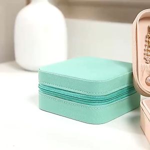 Hộp đựng trang sức bằng vải nhung sang trọng hộp nữ trang nhiều ngăn