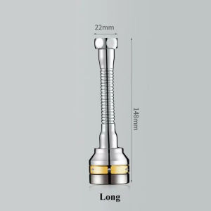 Ống Nối Vòi Bếp Đa Năng Mạ Vàng Chống Bắn Nước Tăng Áp Với Vòi Phun Đồng Điều Chỉnh Lưu Lượng Nước