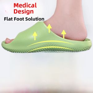 Ergonomic Arch Support Slippers Womens Summer Outdoor Anti-Slip Deodorant Indoor Home Flat Footwear for Men And Women