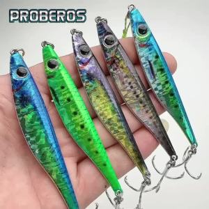Mồi Câu Kim Loại PROBEROS 3D In 3D Chìm Nhanh Dành Cho Câu Bờ Nước Mặn Trọng Lượng 10g-40g Câu Jigging Đứng Câu Biển Câu Sông.
