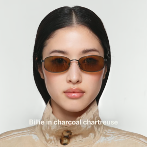 Sunnies Studios Billie (Rectangle Polarized Sunglasses Shades for Men and Women)