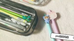 Korea style big pencil box organizer bag kotak pensil transparan muat banyak pensil case premium tas kosmetik