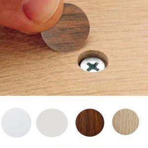 Bộ 54 Miếng Dán Che Lỗ Vít Gỗ Tự Dính Bằng PVC Dùng Cho Bàn Tủ Ngăn Kéo Đồ Thủ Công Bằng Gỗ Trang Trí Nghệ Thuật Phong Cách Hiện Đại