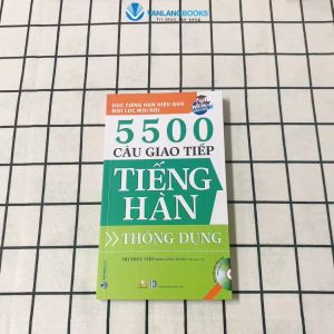 Sách - 5500 Câu Giao Tiếp Tiếng Hàn Thông Dụng (Tái Bản)-Vanlangbooks