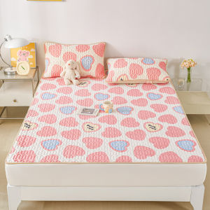 3in1 Cool Feeling Cooler Mattress sesuai dengan katil pangsapuri bilik tidur tetapi katil Double Double (1pcs Cooler + 2pcs bantal)